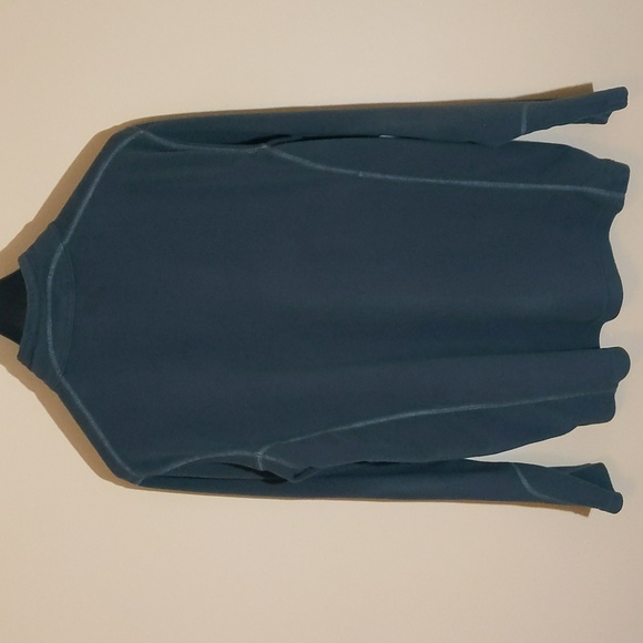 Columbia| Grey Mock Neck Sweater Zippered Neck Polyester - Picture 3 of 16